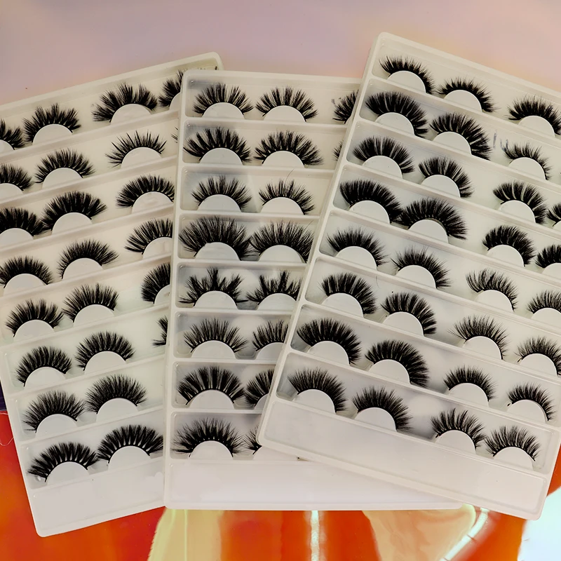 

plant bottom lift tool fiber lashes comfortable synthetic fiber hair eyelashes, Black color