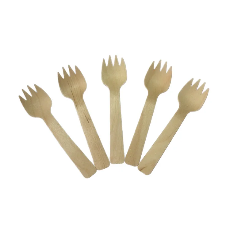

Wholesale Compostable Disposable Wooden Biodegradable Cutlery, Customized color