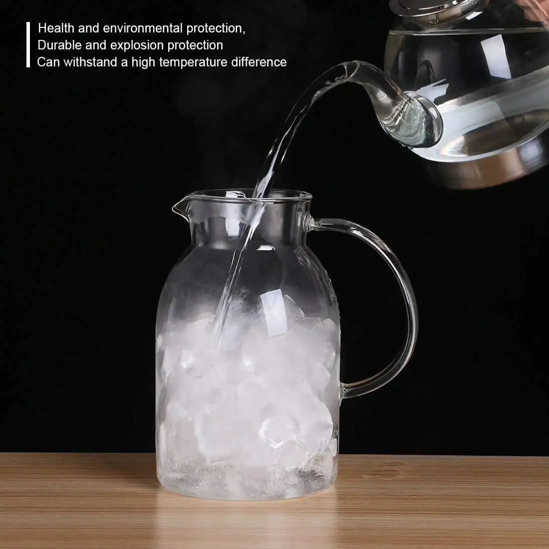 Glass Water Pitcher With Tight Stainless Steel Lid,68 Ounces,Heat Resistant Borosilicate Glass Carafe - Buy 68oz Glass Pitcher,Glass Pitcher,Glass Water Filter Pitcher Product on Alibaba.com Glass Water Pitcher With Tight Stainless Steel Lid,68 Ounces,Heat Resistant Borosilicate Glass Carafe - Buy 68oz Glass Pitcher,Glass Pitcher,Glass Water Filter Pitcher Product on Alibaba.com