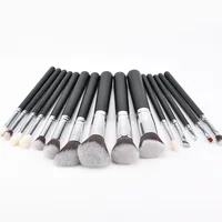

Make up brushes 15pcs professional synthetic hair foundation powder blush cosmetic private label makeup brush sets