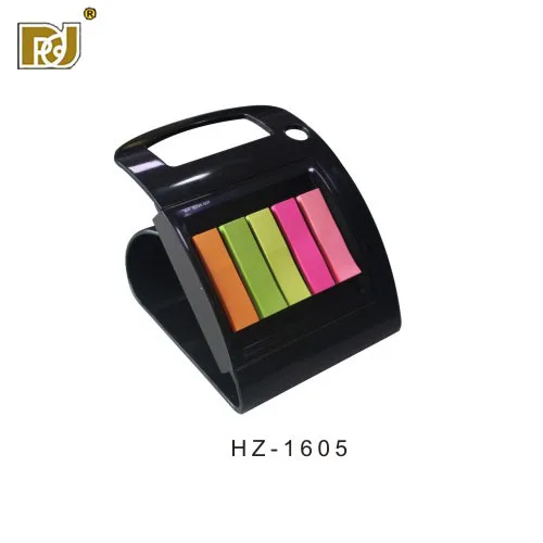 

2020 promotional stylish funny square Sticky Notes Pad Memo Box with pen holder in paper rotated