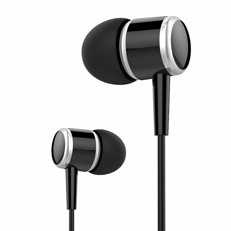 

Wired in-Ear Headphones HD Sound Quality 3.5mm Stereo Music Earbuds with Controller Universal Headphones, Black