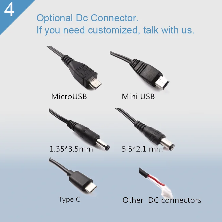 
Universal US USA Plug Wall Mount Switching Power Supply Adapter AC DC 3V 4.5V 5V 6V 7.5V 9V 12V 1A 2A 