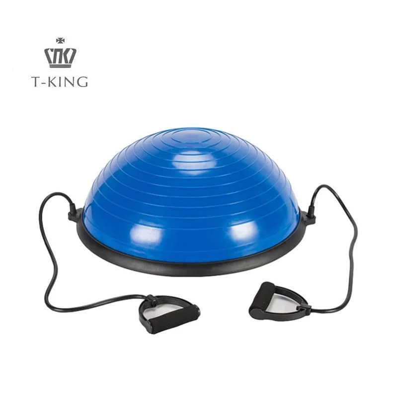 

Tking Yoga balance trainer hemisphere ball pilates fitness custom yoga half ball pvc gym indoor exercise equipment, Customized color