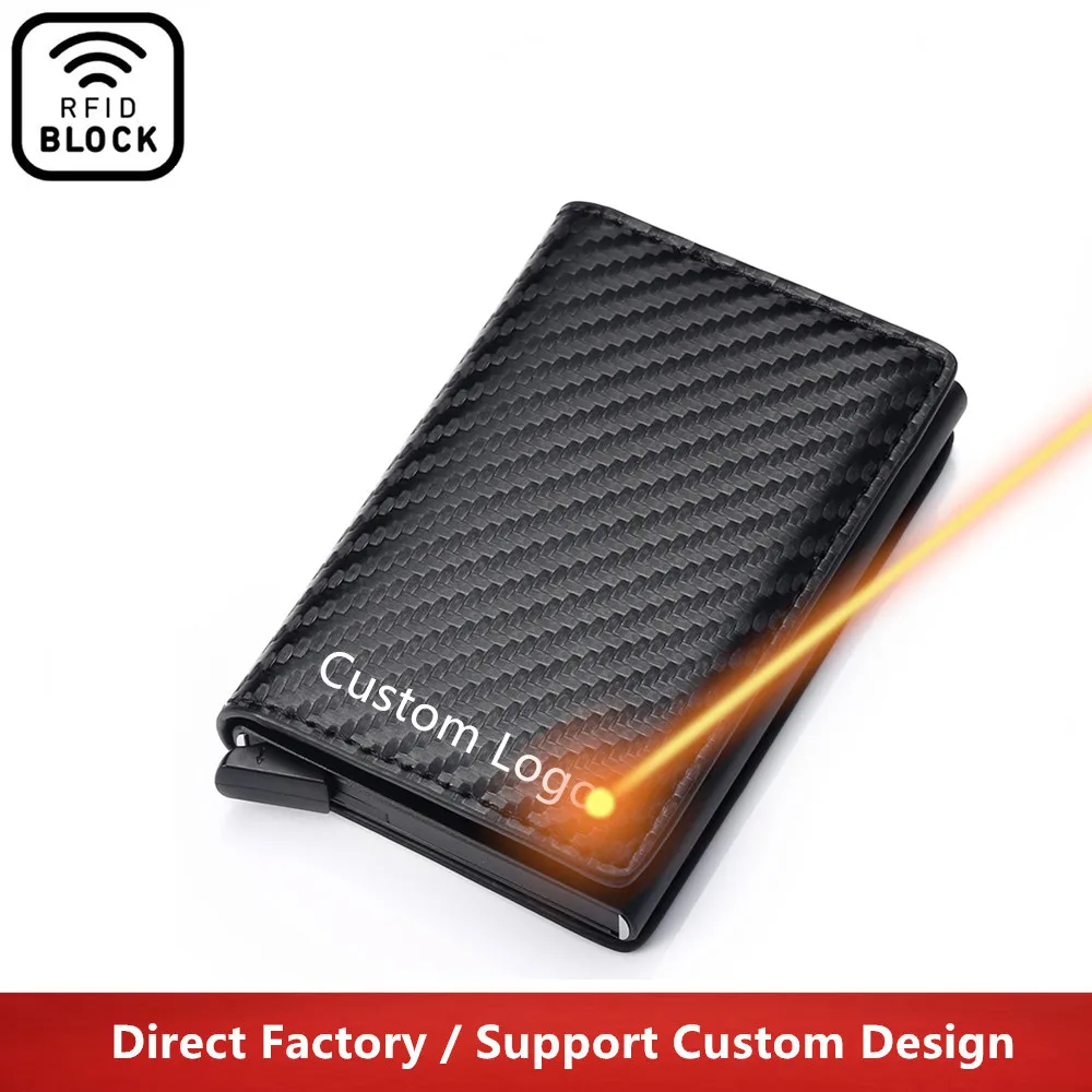 
Amazon Hot Sale Wholesale & Customized Auto pop up Credit Card Holder Aluminum Case Pocket Travel Business Wallet 