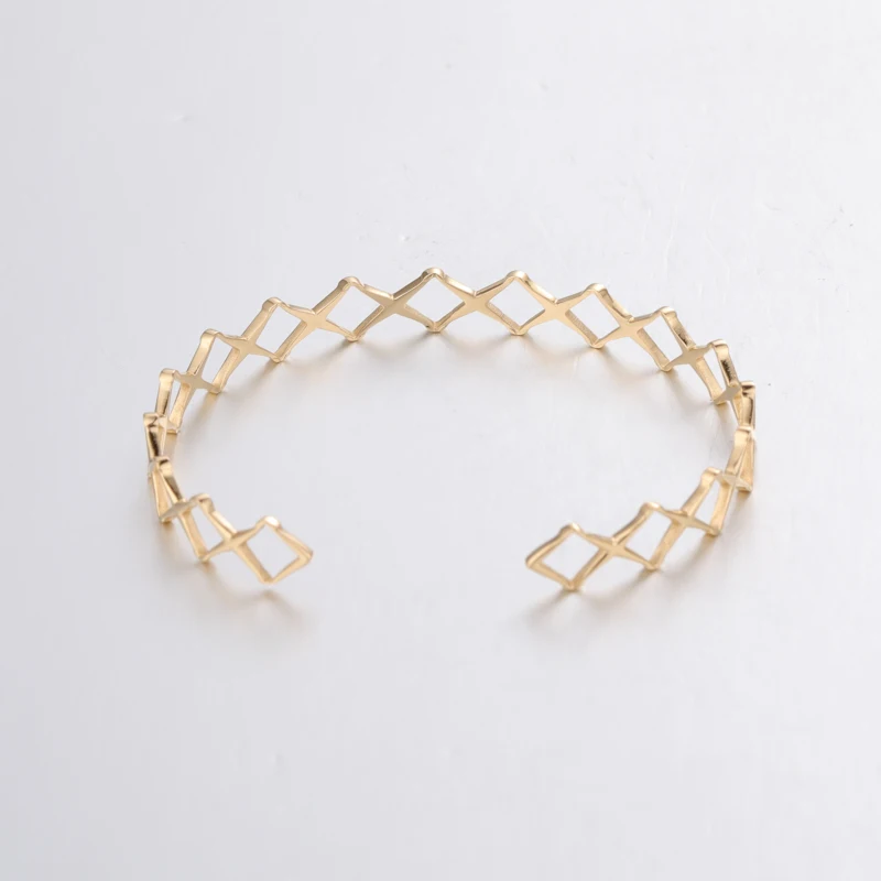 

JB101 Ins cold cross bracelet Women Hollow Bracelet Simple Jewelry