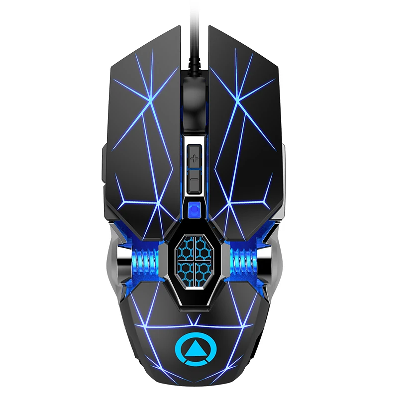 

7 Buttons RGB Backlit Ergonomic Mous 3200 DPI USB Wired Optical Gaming Mouse