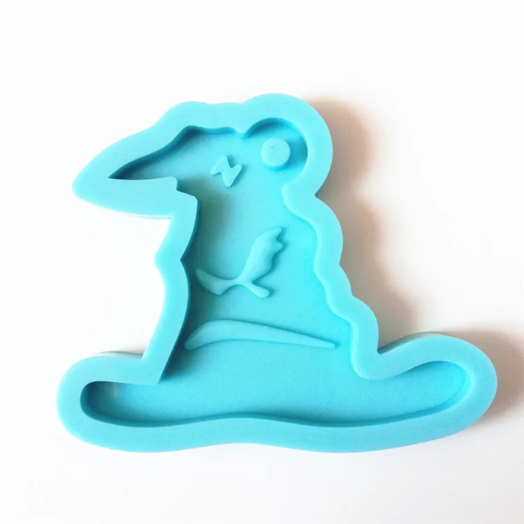 

Y3415 DIY Epoxy Resin Sorting hat silicone keychain mold, Blue