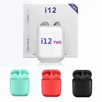 

i12 tws 5.0 Wireless Earbuds Good Sound Quality 350mAh Charging Case i12s Sport Earphones vs i7s i9s tws Gift for Christmas