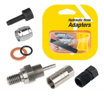 

EZMTB Factory direct sales mountain bike brake connector set saving time and effort to install, Silver