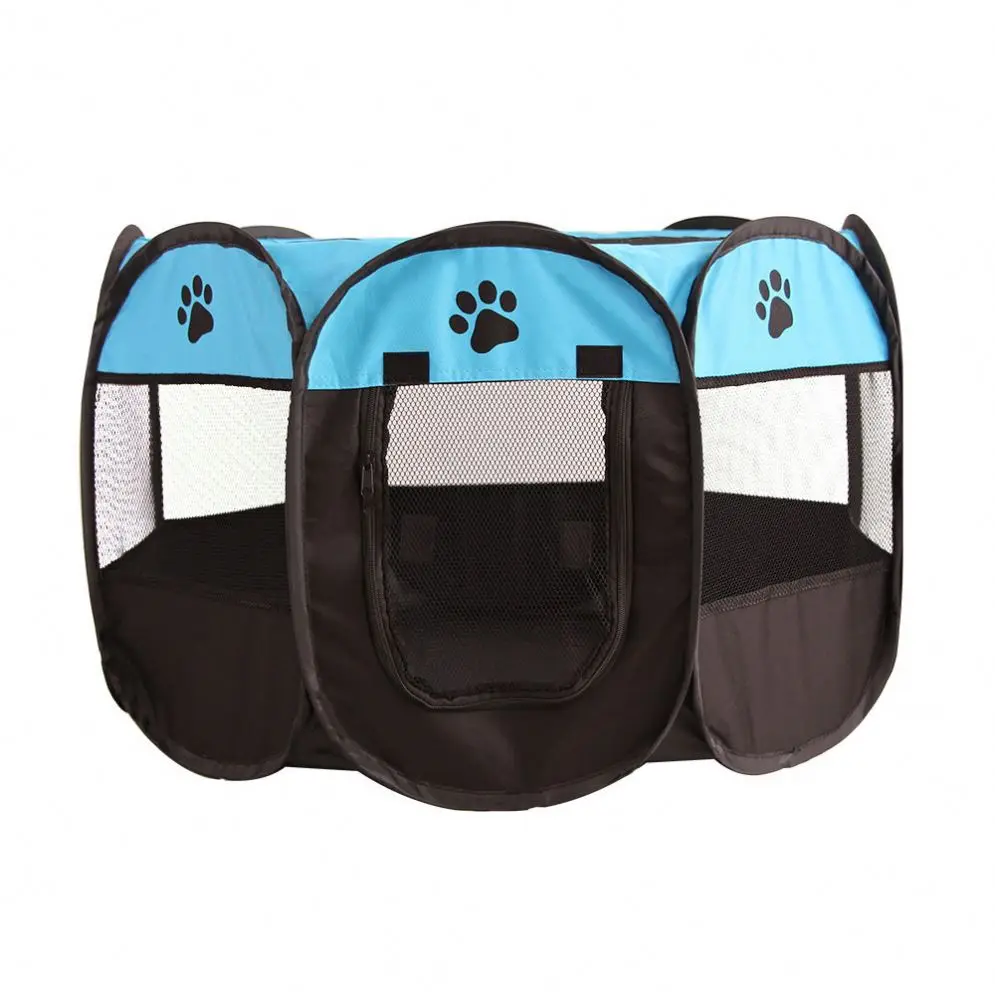 

Dog House Cage Dog Cat Tent Playpen Puppy Kennel Diy Foldable Metal Pet Fence