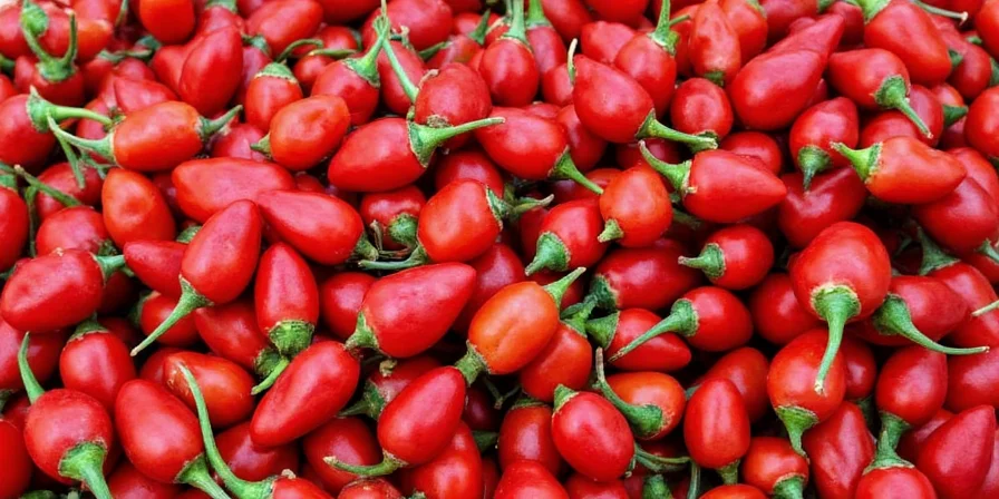 Chili being roasted over an open flame