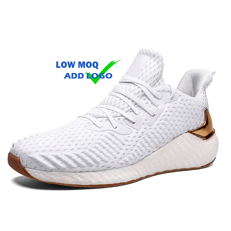 

plus size shoes fly knit zapatillas blancas calzado para hombres casual white sneakers men running shoes wholesale