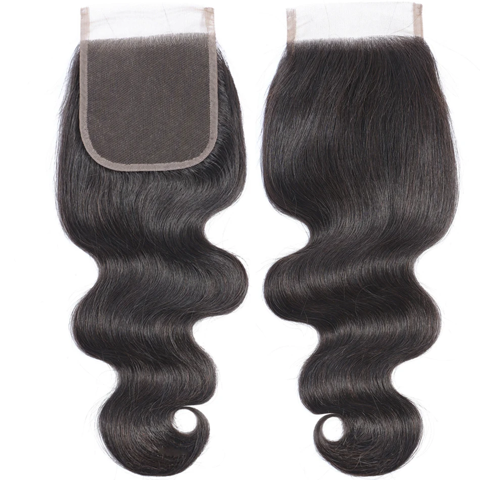 

Top quality free sample order best hair vendor brazilian hair 4x4 lace closure customerzied package logo for women