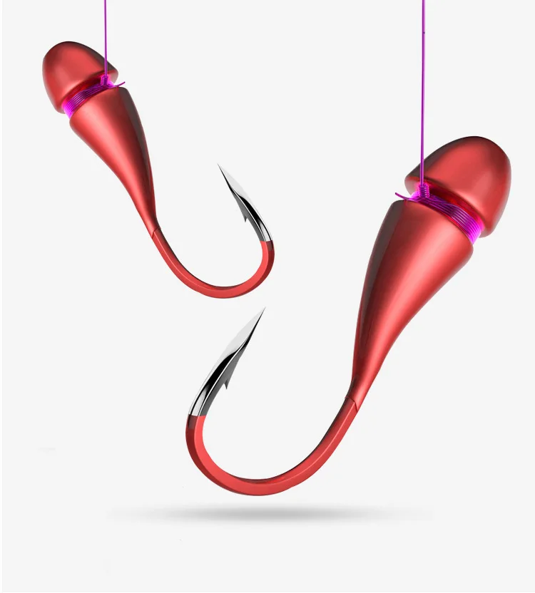 

TY Hook line group Qixing float line group fish hook Bulk fishing gear wholesale Bionic red head lead hook Thousands of fishing