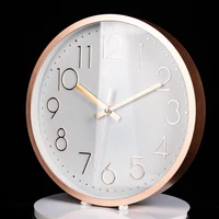 

12 inch quiet quartz simple 3D wall clocks simple design