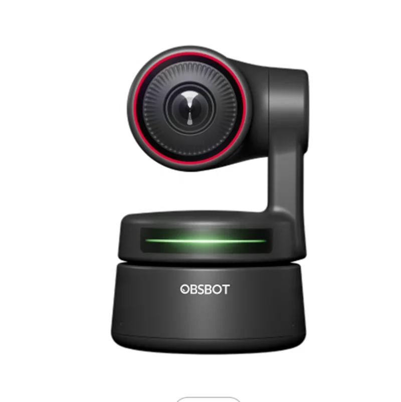 

2022 OBSBOT Tiny 4K AI-Tracking Auto-Framing Gesture Control PTZ Webcam HDR Dual Omni-Directional Mic Recording Streaming