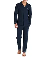 

Wholesale High Quality Cheap Long Sleeve Fashion Button Down Cotton Men Pijamas