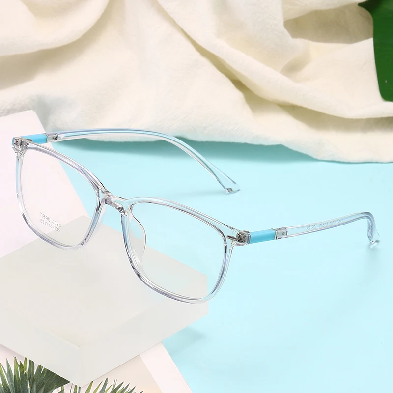 

[RTS] Seasonal introduction of designer inspired tr90 square frame transparent glasses optical myopia glasses custom spectacle, Custom colors