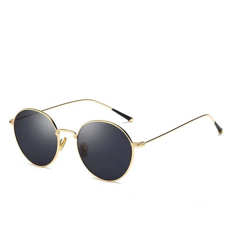 

2021 Newest Men promotional Sun Glasses lentes de sol Round Frame Street Snap Fashionable Sunglasses Unisex, Custom colors