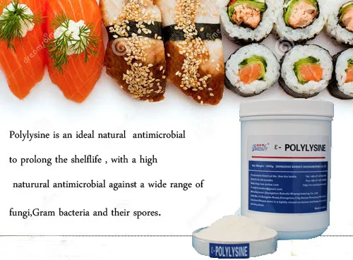 
Polylysine natural preservative for Sushi and japanese food 