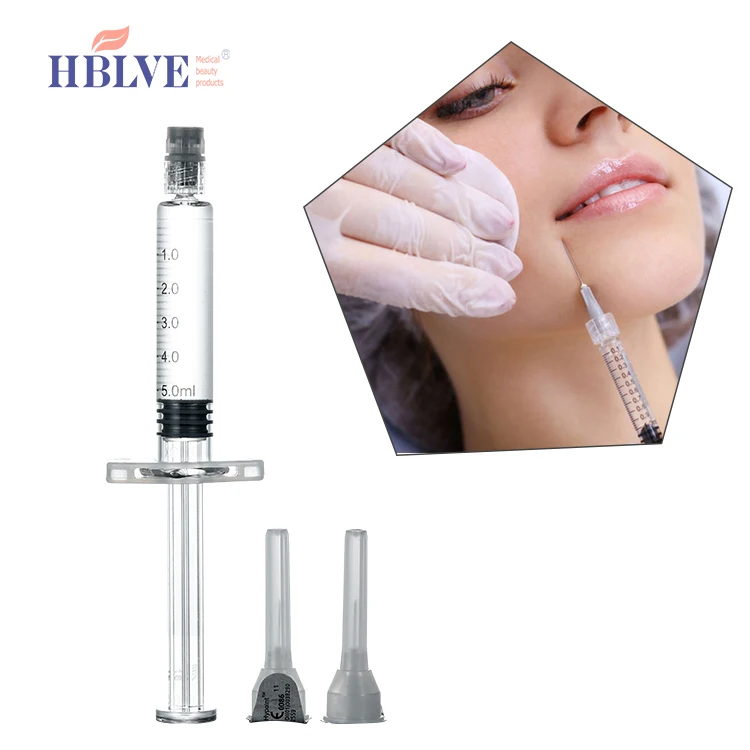 

HBLVE Korea Anti wrinkle injectable 1ml 2ml cross linked collagen gel dermal filler for nose lip