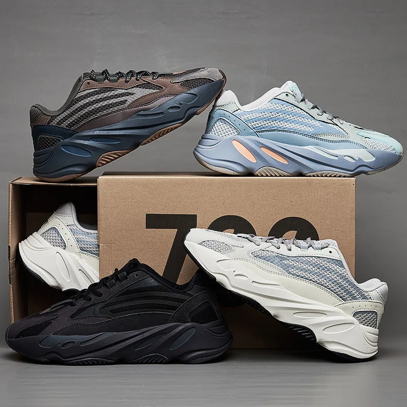 

High Quality Yeezy 700 V2 V3 Shoes Wave Runner Fashion Chunky Sneakers Alvah 700 Yeezy Running Shoe Men Sports Shoes, Colorfuls yeezy shoes