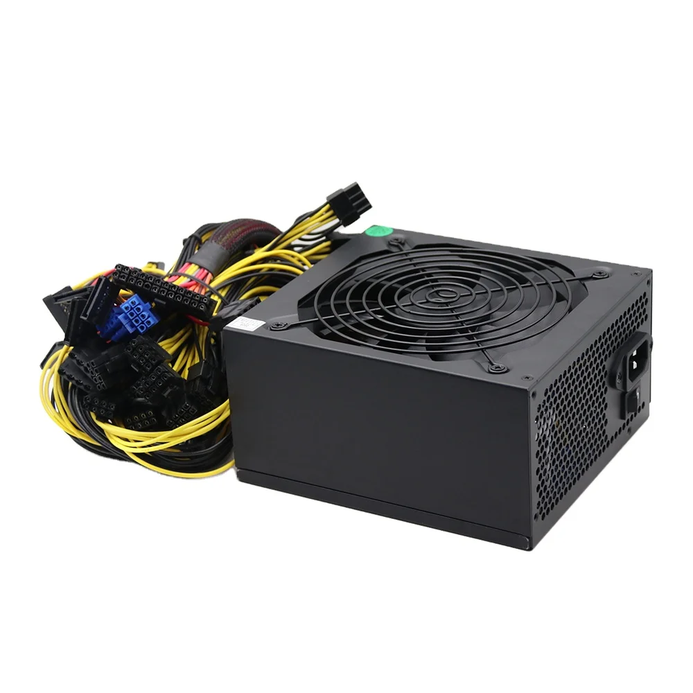 

Wholesale ATX 1800W Power Supply Server Case Server 110V To 240V 90+ Gold machine 12v, Balck