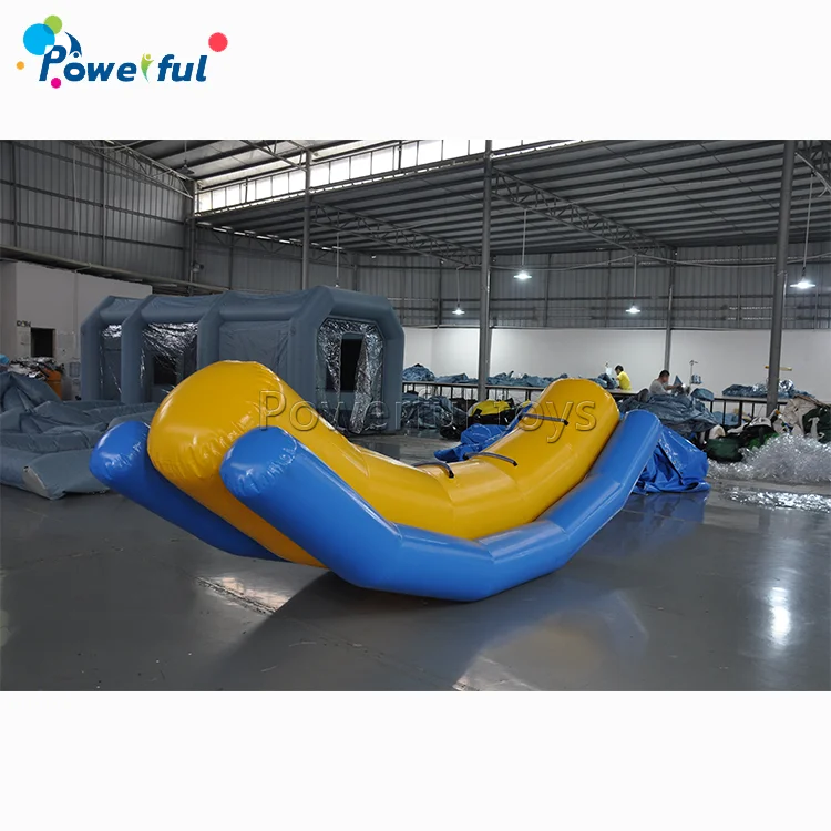 water sport game kids and adult toy inflatable floating seesaw