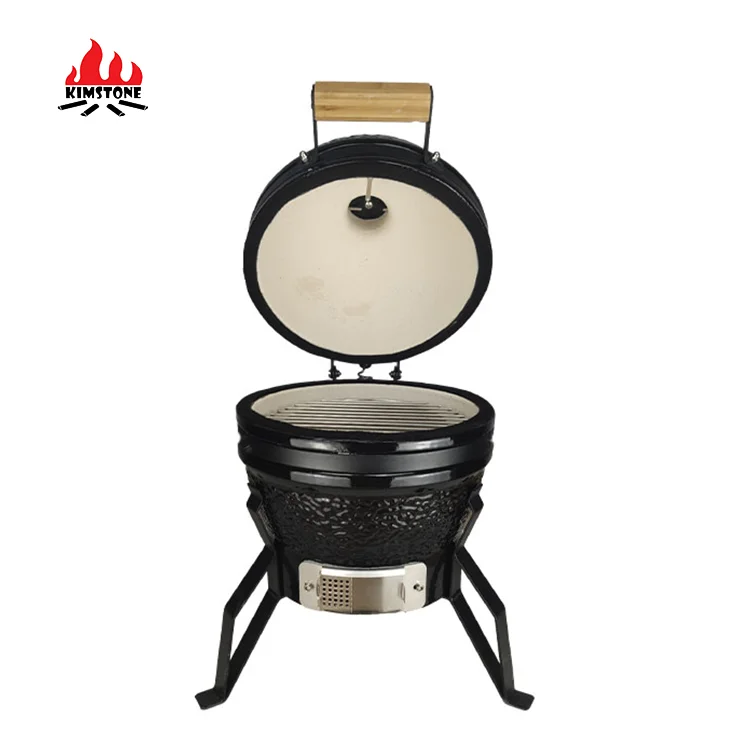 

Professional Ceramic Auplex Kamado Product  Portable Ceramic Charcoal Bbq Grills Stainless Steel Charcoal Grill Product, Optional from pantone color
