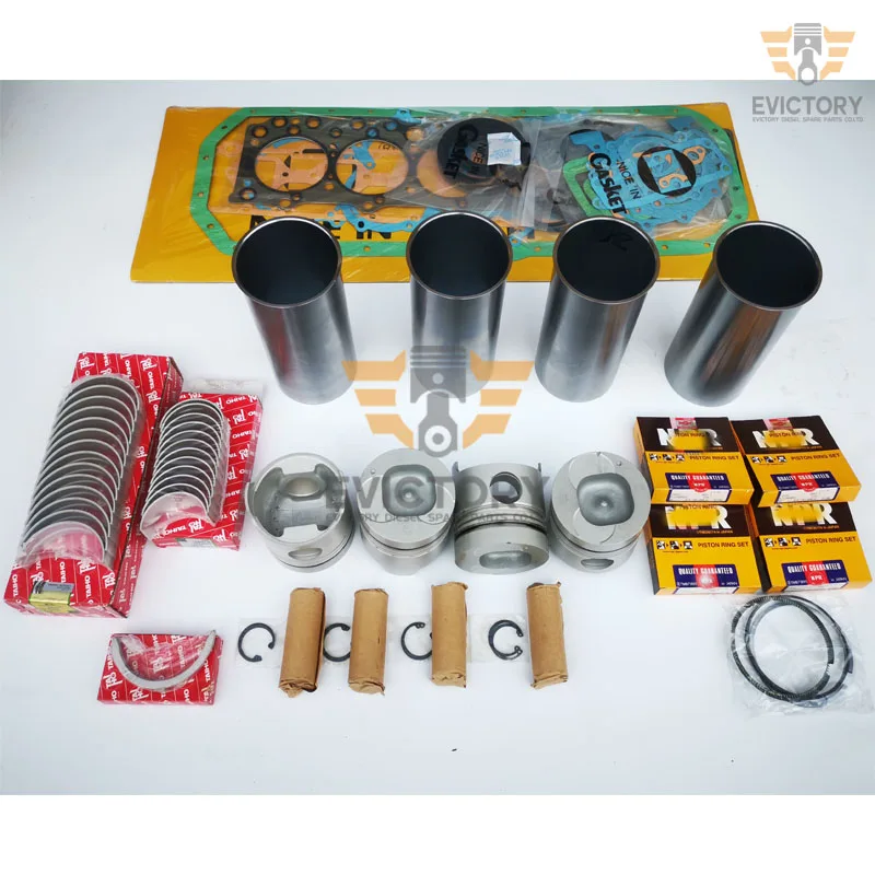 

For JIANGHUAI HFC5063K engine rebuild overhaul kit piston ring liner gasket bearing + 1dz gasket and main bearing