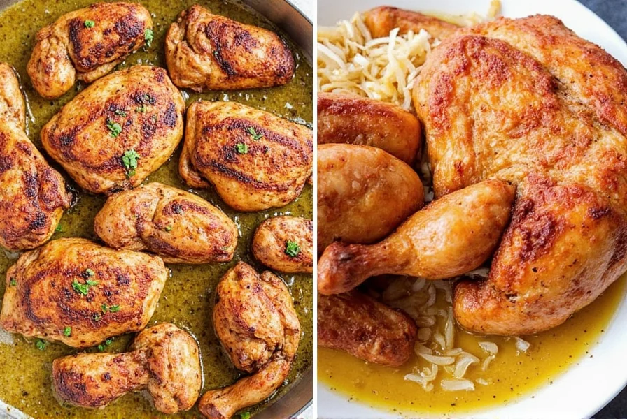 chicken dish closeup