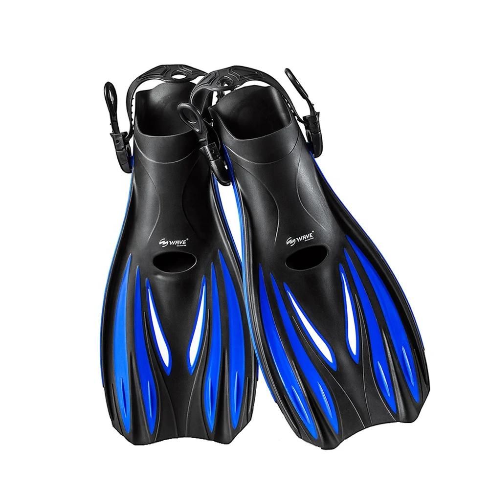 
Professional training silicone water sport scuba diving open heel long fins 