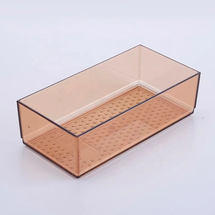 

Kitchen cabinet pantry organizer food storage drawer organizer clear