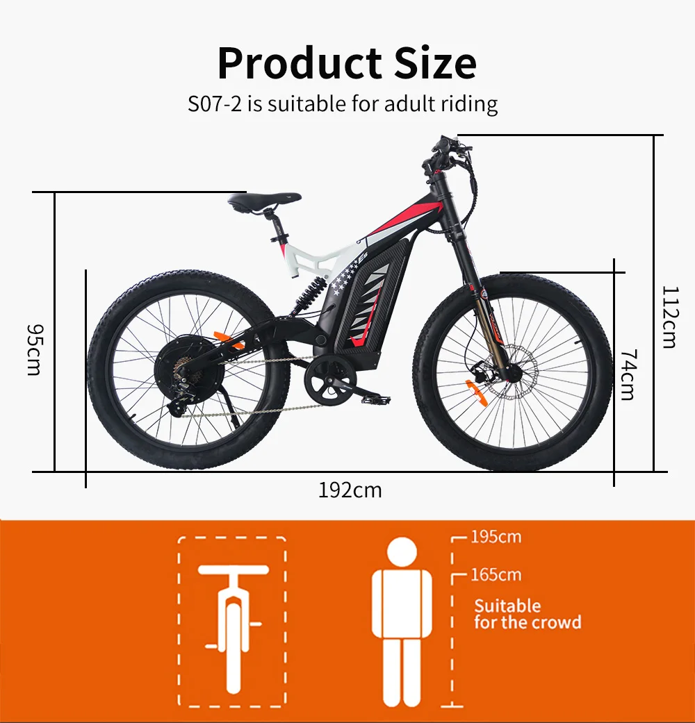 1500 watt electric mountain bike