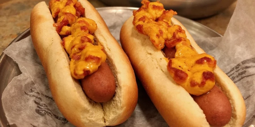 International Hot Dogs Display