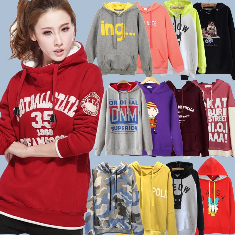 

Mix style fashion women pullover hoodie stock for wholesale, Mix color
