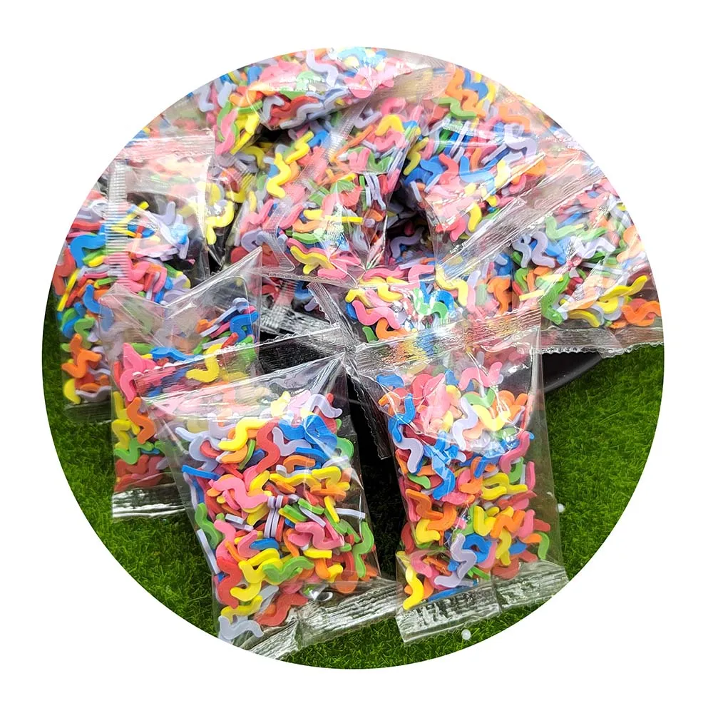 

10g/bag Cartoon Polymer Clay Balloon Slices Sprinkle for Slime Resin Crafts and DIY Fillings