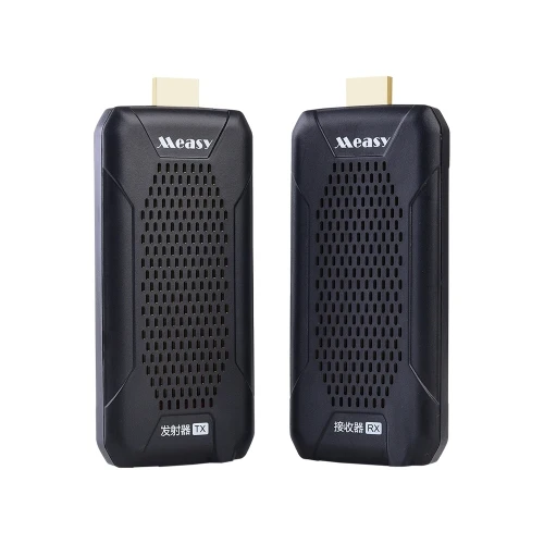 

Original Newest 1.4 HD Wireless Transmitter Mini Receiver Extender Transmission System for Measy FHD656 Nano 1080P, Black