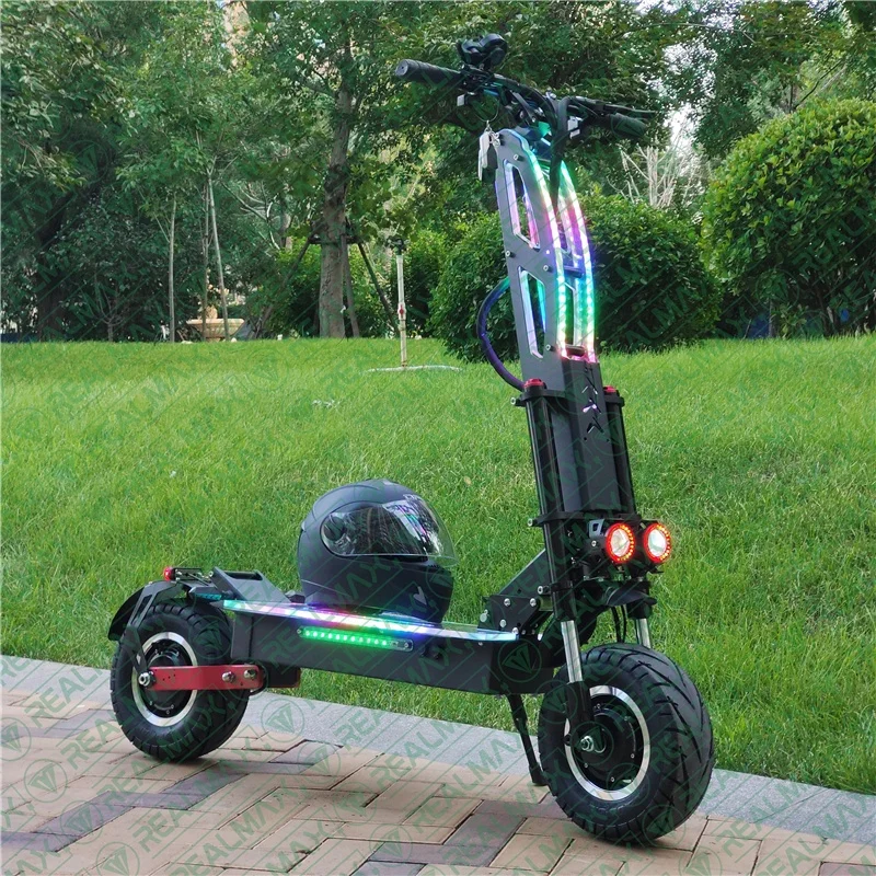 

China new two wheel fat tire fast 8000w 60v 10000w 72v 11 inch foldable off road electric e scooter for adults with seat