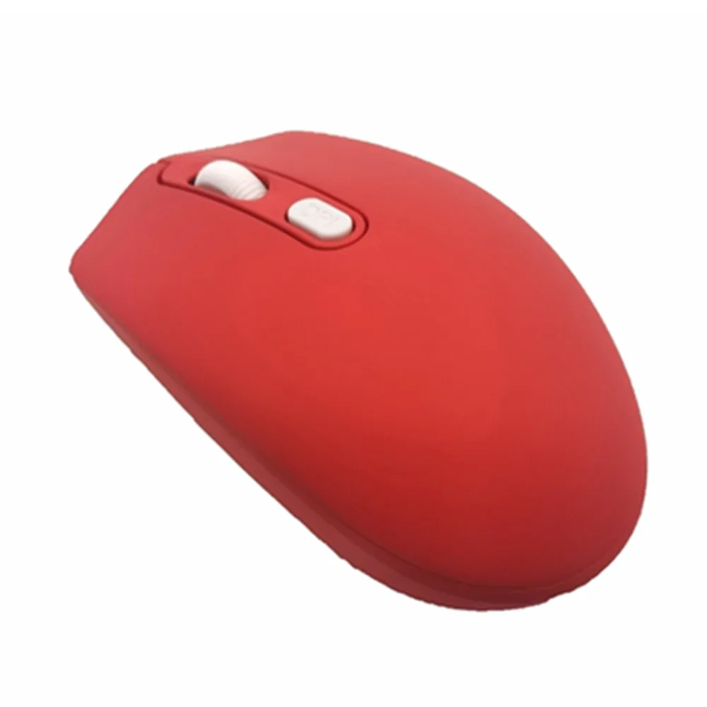 

Wholesales Red laptop mouse wireless 2.4GHZ wireless mouse computer USB Optical wireless mouse without battery