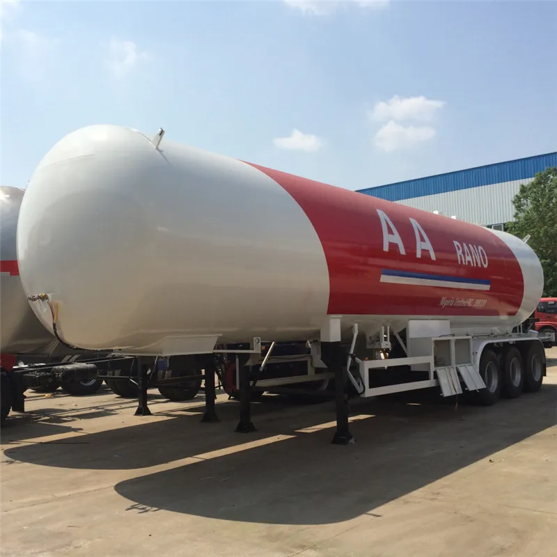 

56,000 liters LPG Tank Trailer 61.9CBM PROPANE LPG TANK SEMI TRAILER, Custom's requirement