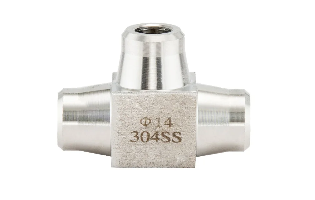 High Pressure Stainless Steel 304/316 Seamless Butt Weld 3 Way Tee Pipe Fitting