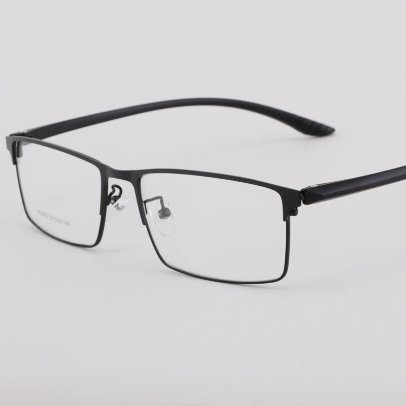 

P9033 Super light Alloy Front Rim Flexible Plastic TR90 Temple Legs Optical Eyeglasses Frame for Men spectacle frames