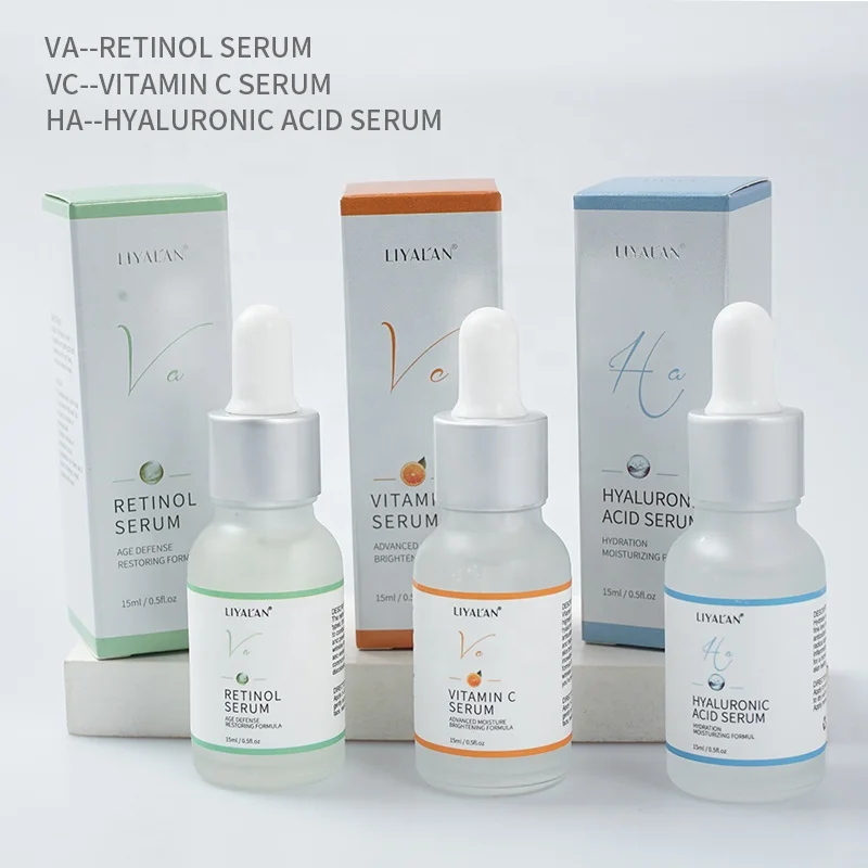 

Best Selling Private Label HA VA VC Serum Facial Anti Aging Whitening Skincare Organic Vitamine c Serum For Face