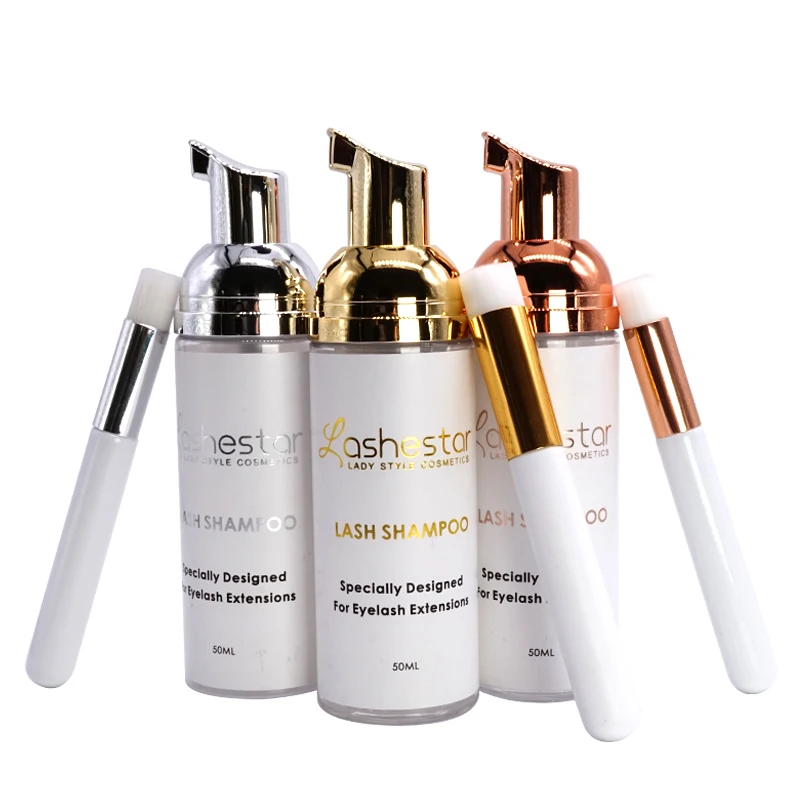 

Lashes Wholesaler vendor OEM Eyelash Extension Foam lashes Shampoo