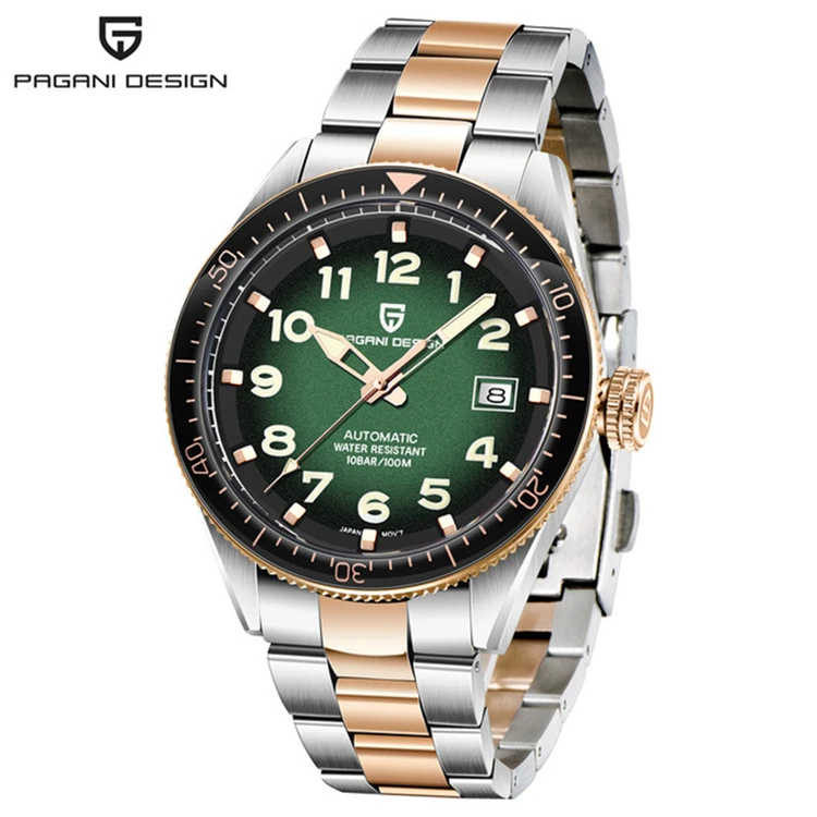 

Top Brand PAGANI Design Luxury Mens Watches Automatic Watch Men Stainless Steel Waterproof Business Sport Mechanical Wrist Watch