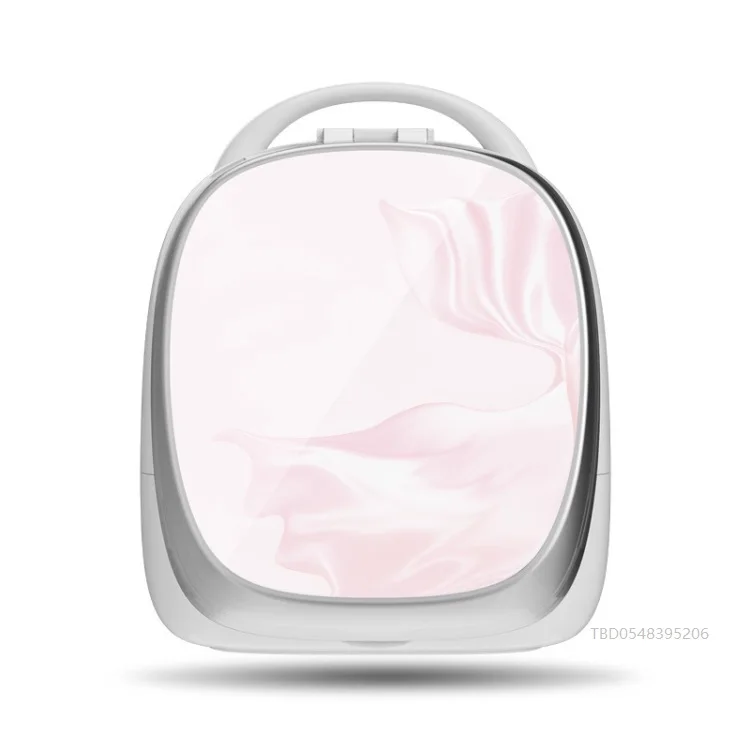 

ABS Portable Desktop Dustproof Cosmetic Storage Box With LED Light Mirror Makeup kits storage Box