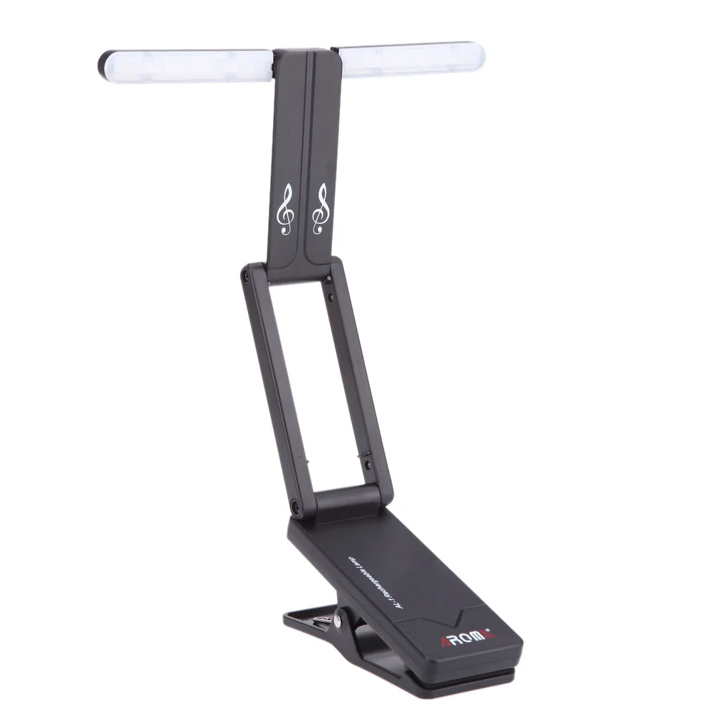 AL-1 Clip-on Rechargeable Music Stand Lamp for Piano LED Stage Light Universal Compact Portable USB Charge
