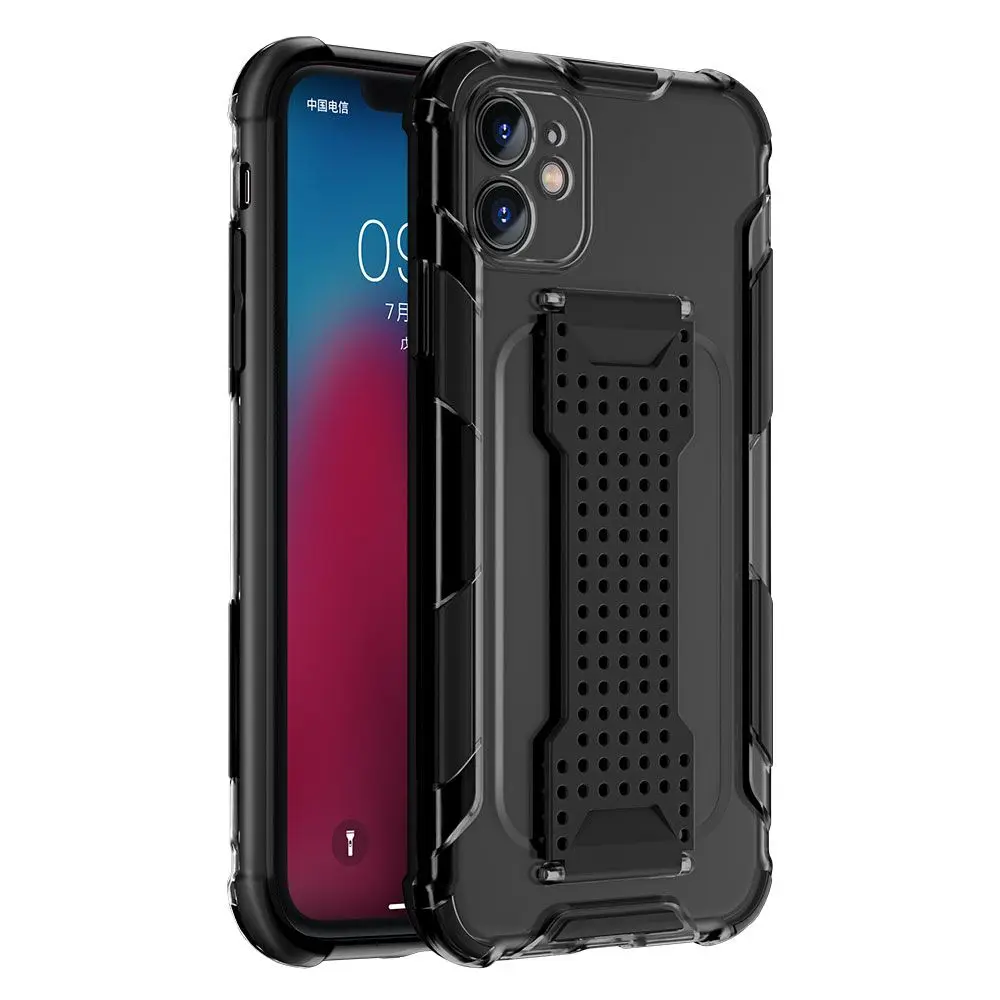 

Hot selling Mobile Phone accessories For Iphone XS MAX transparent wristband Back Cover soft protective case